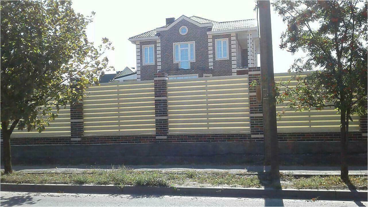 Забор из штакетника 115м фото2 в Бугульме